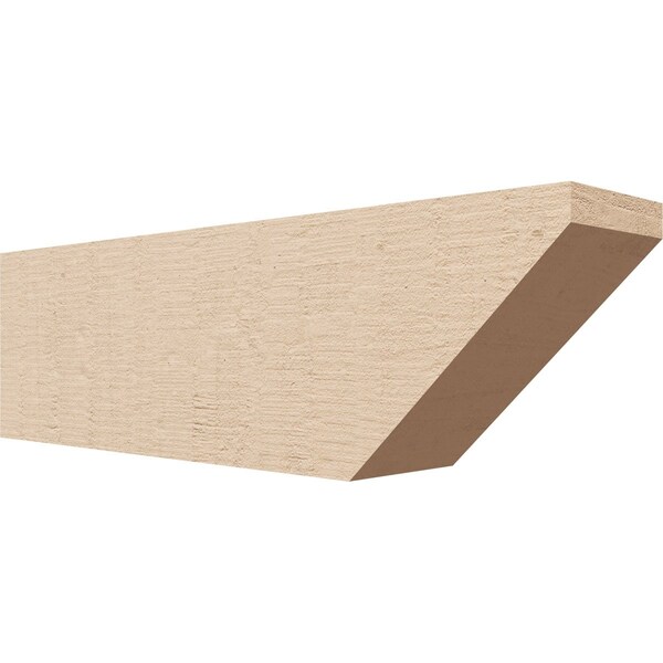 Ekena Millwork 4in. W x 6in. H x 20in. L Concord Woodgrain TimberThane Rafter Tail, Primed Tan RFTUR04X06X20CONRCPR - main